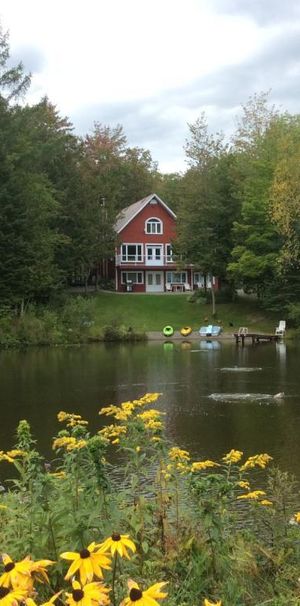 Chalet à louer Estrie situé sur domaine privé (lac,kayak,bicycle,nature sauvage,etc.) Près Owl's Head, Jay Peak et lac Memphrémagog - Photo 1