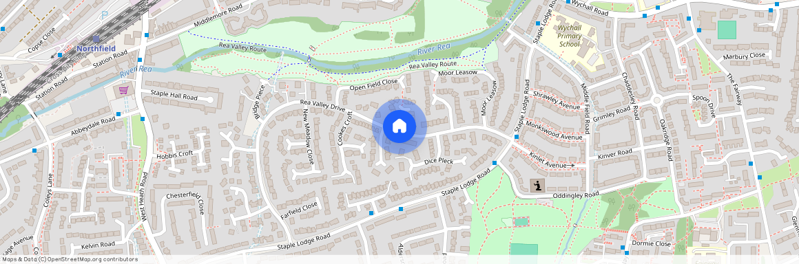 Rea Valley Drive, Northfiled, B31, Birmingham