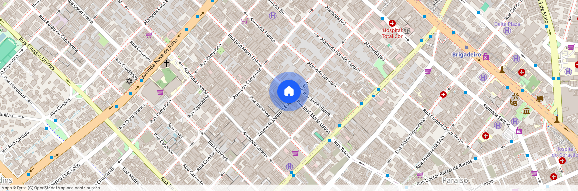 Rua José Maria Lisboa, 249, Jardim Paulista, São Paulo, São Paulo, 01423-001