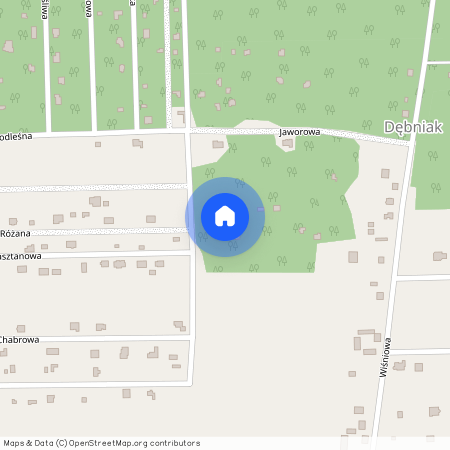 ul. Skośna, Kania Góra, Zgierz, zgierski, łódzkie, Dębniak