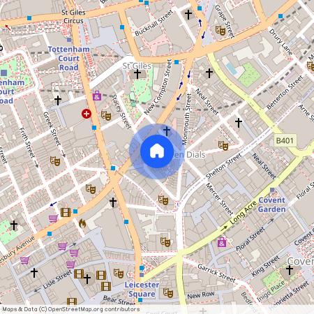 Earlham Street, Covent Garden, WC2H, Covent Garden, London