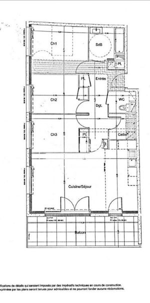 Appartement 4 pièces – 80 m² environ à Vezin-le-Coquet (ref : HG70301) - Photo 2