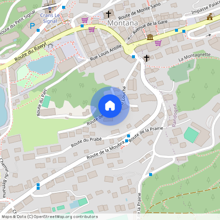 Route Crête du Louché, Crans-Montana