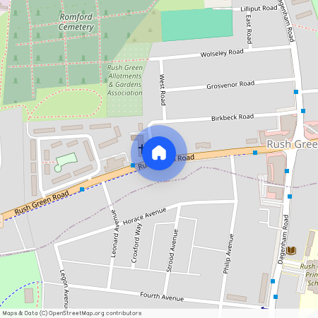 Rush Green Road, Romford, Essex, RM7