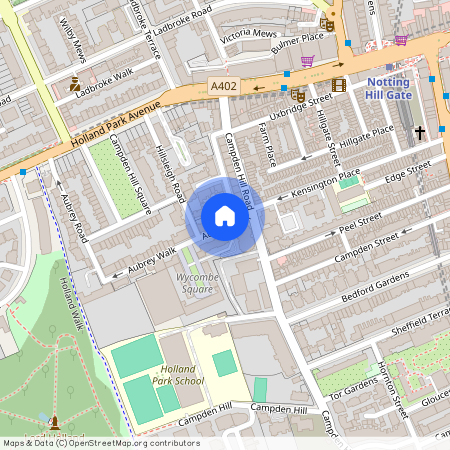 Wycombe Square, Aubrey Walk, Kensington, London, W8, United Kingdom