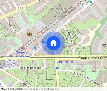 "Eaux-vives gare: studio avec cachet" - Foto 1