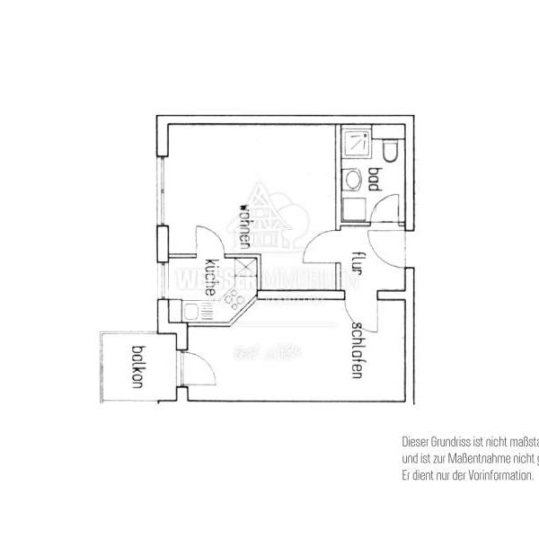 *** 2-Zimmerwohnung mit Balkon, Keller und KFZ-Stellplatz in der Fürther Südstadt *** - Foto 1