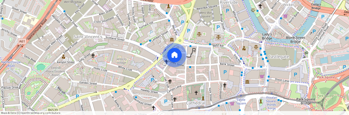 Apartment D, Princess House, 122 Queen Street, Sheffield - Shared Property For Professionals