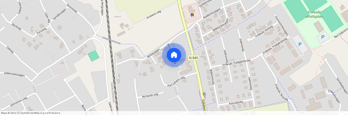 Johan Oscars väg, Frillesås