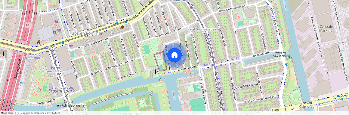 Erasmuspark, 1055 SW, Ferguutstraat, Amsterdam