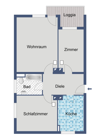 Gemütliche 3-Zimmer-Wohnung zum Wohlfühlen! - Photo 2