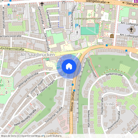 Forbacherstr. 1a, 66117 Saarbrücken-Mitte - Alt-Saarbrücken