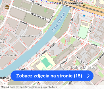 Widok z balkonu na motławę i stare miasto – zdjęcie 1