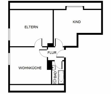 2-Zimmer-Wohnung in Gelsenkirchen Scholven - Photo 1