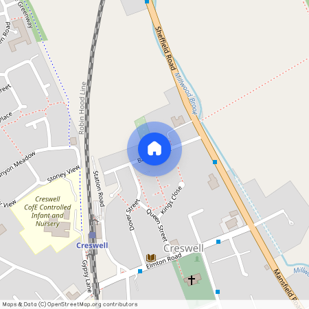 Baker Street, Creswell, Derbyshire, S80