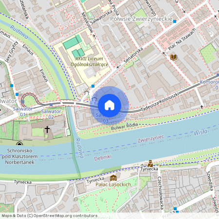 ul. gen. Tadeusza Kościuszki, Półwsie Zwierzynieckie, Zwierzyniec, Kraków, małopolskie