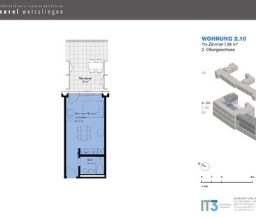 1.5 Zimmerwohnung in Weisslingen - Photo 4