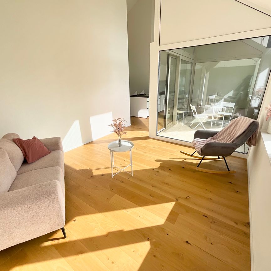Appartements neufs de 3.5 pièces avec loggia – Immeuble moderne et écologique au cœur du village - Photo 1