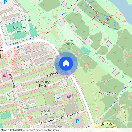 ul. Dąbrowszczaków, Przymorze Wielkie, Gdańsk, pomorskie