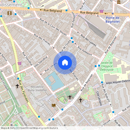 15 Rue des Prairies, 75020 Paris 20