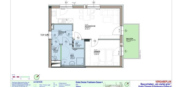 2-Zimmer-Wohnung mit Balkon, Top 3 - Photo 2