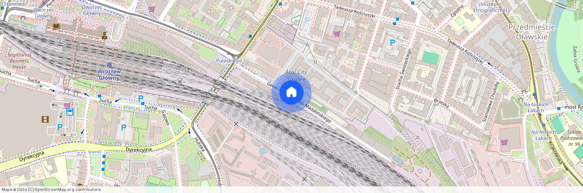 Madalińskiego A.J., Przedmieście Oławskie, Krzyki, Wrocław, dolnośląskie