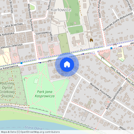 al. Jana Kasprowicza, Karłowice, Psie Pole, Wrocław, dolnośląskie