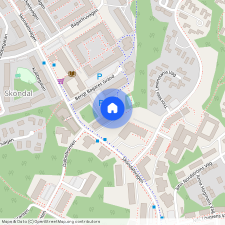 Bengt Bagares gränd, Sköndal