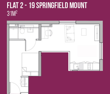 Studio to rent - Photo 6