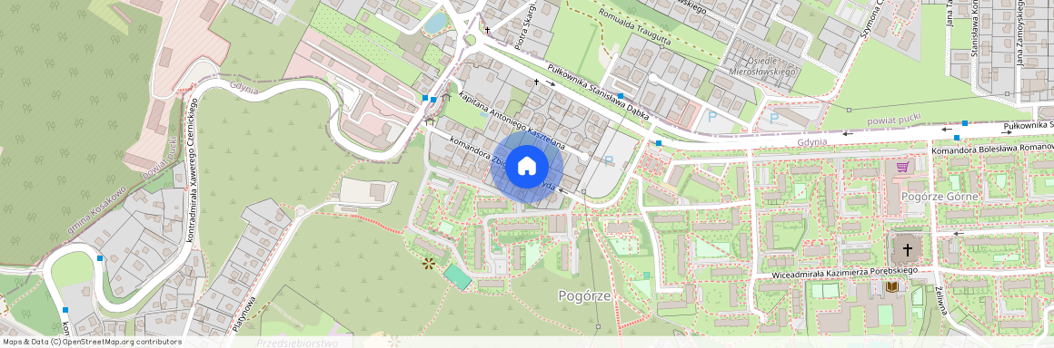 ul. kmdr. Z. Horyda, Pogórze, Gdynia, pomorskie