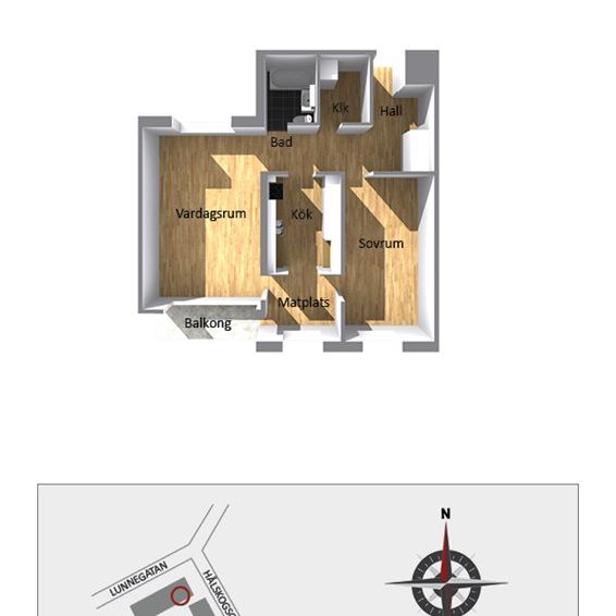 Lunnegatan 1 A - Foto 2