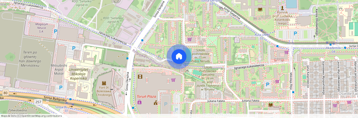 szosa Okrężna, Bielany, Toruń, kujawsko-pomorskie