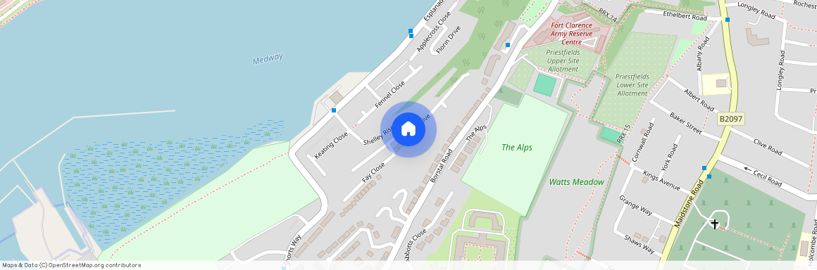 5 Harriet Drive, The Esplanade, 10 Ostlers Court, ME1 1DY