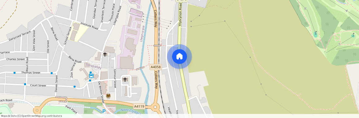 Ynyscynon Road, Trealaw, Tonypandy