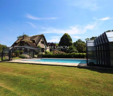 Normandie Proche Deauville, à louer, belle propriété avec piscine et cabane dans les arbres. - Photo 5