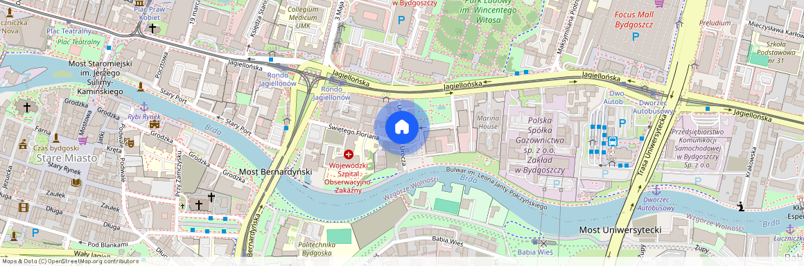 ul. Urocza, Śródmieście, Bydgoszcz, kujawsko-pomorskie