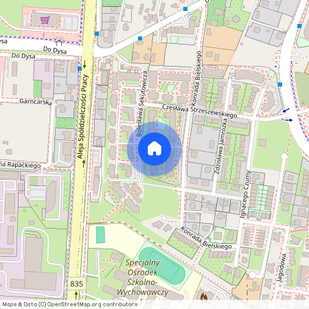 ul. Bolesława Sekutowicza, Ponikwoda, Lublin, lubelskie