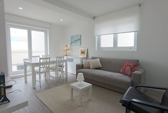 1 bedroom flat with sea and estuary views, in Praia da Barra!