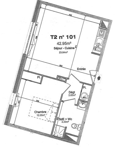 Location Appartement 2 pièces 42m² BOUAYE 44830 - Photo 5