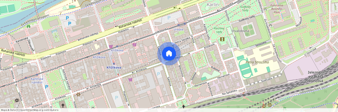 Karlín, Křižíkova, 435 / 109, Praha 8