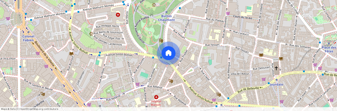 Rue Botzaris et Villa du Parc 75019 Paris (19e arrondissement)