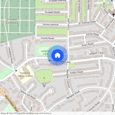 Lydgate Lane, Crookes, Sheffield S10