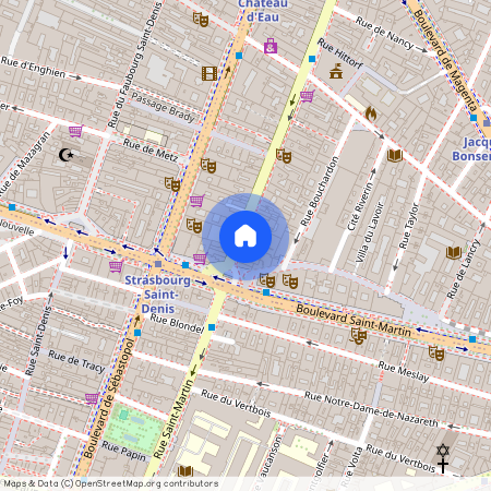 Appartement à louer rue du Faubourg Saint Martin, Paris 10ème