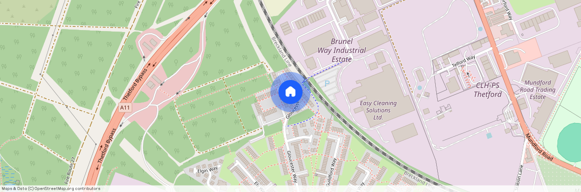 Gloucester Way, Thetford, Norfolk, Norfolk, Thetford