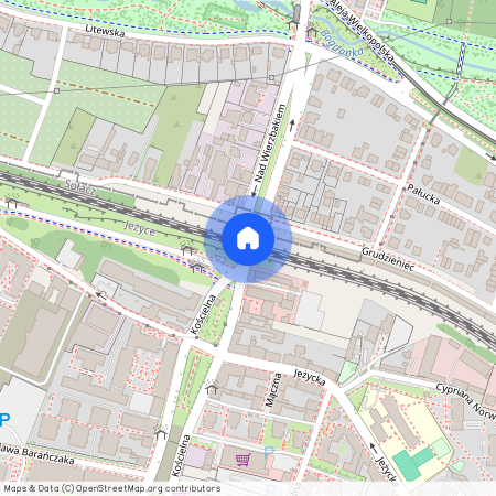 ul. Nad Wierzbakiem, Jeżyce, Jeżyce, Poznań, wielkopolskie