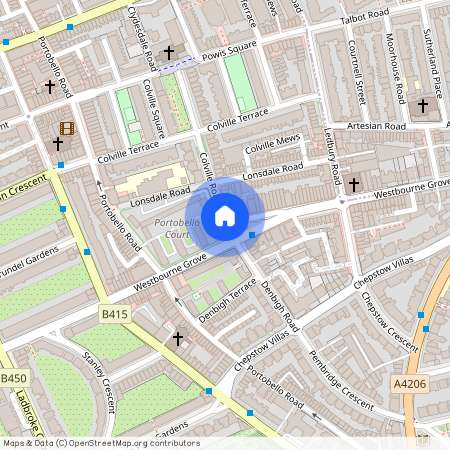 Colville Road, Westbourne Grove, London, W11