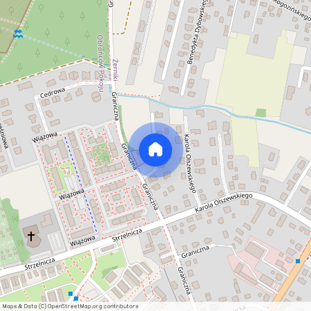 ul. Graniczna, Obrońców Pokoju, Gliwice, śląskie