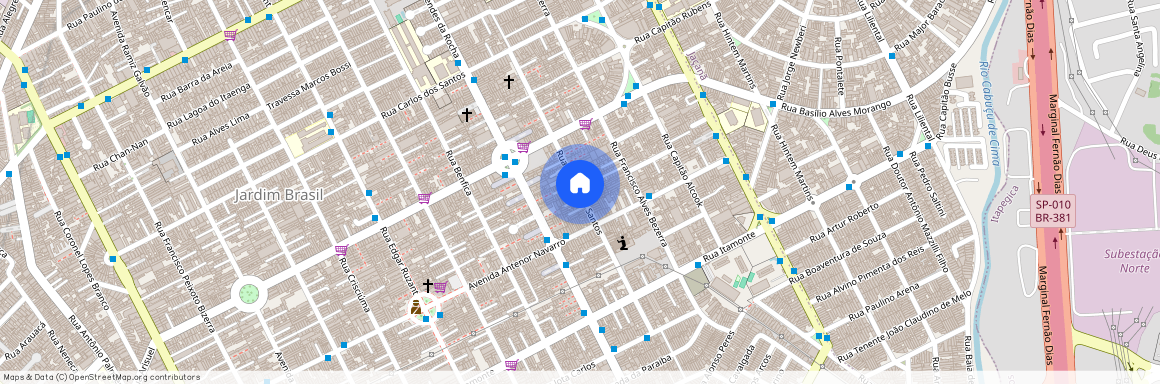 Rua Álvaro dos Santos, Jardim Brasil (zona Norte), Jardim Brasil, São Paulo