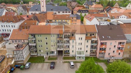 2 Raum DG-Wohnung mit Balkon und Blick ins Grüne. Bad mit Wanne! In Weida! - Photo 5