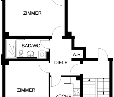 2-Zimmer Wohnung in Haspe-Spielbrink - Photo 1